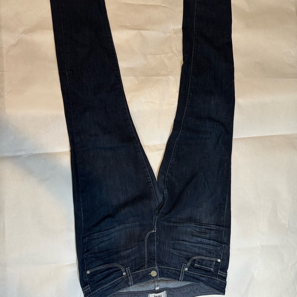 PAIGE Dark Blue Women's Skinny Jeans
